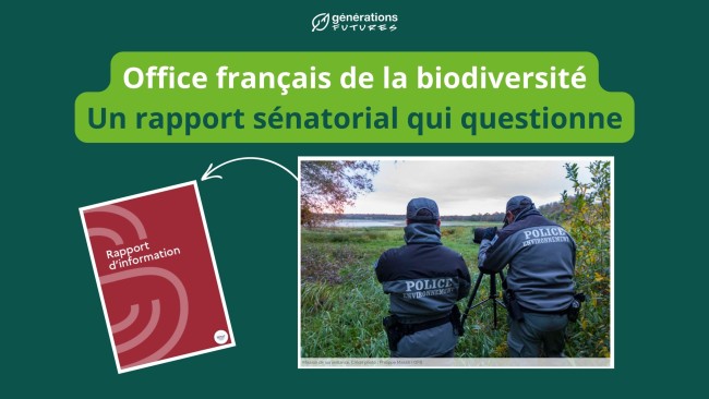 Ue rapport d’information sur l’OFB : un acteur essentiel à renforcer pour une meilleure protection de la biodiversité