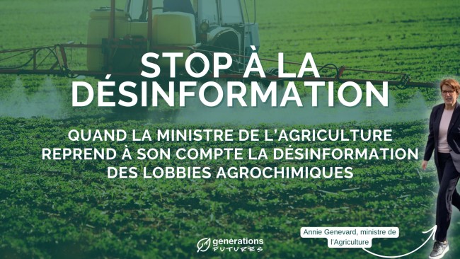 Pesticides : Stop à la désinformation