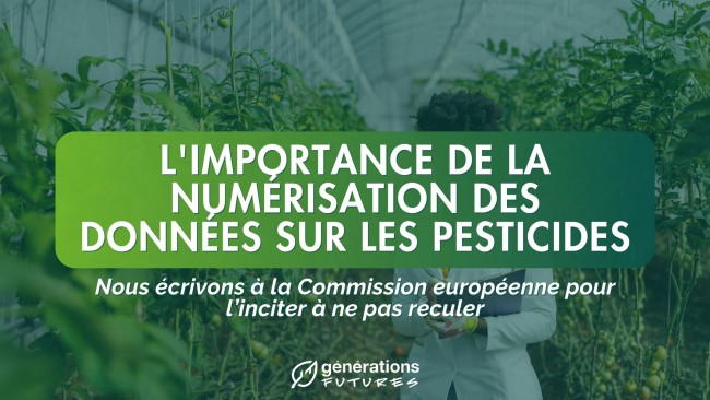 L’importance de la numérisation des données sur les pesticides : un appel à l’action