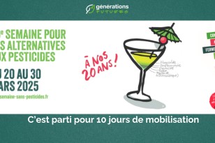 C’est le Jour-J pour la 20ème Semaine Pour les Alternatives aux Pesticides !